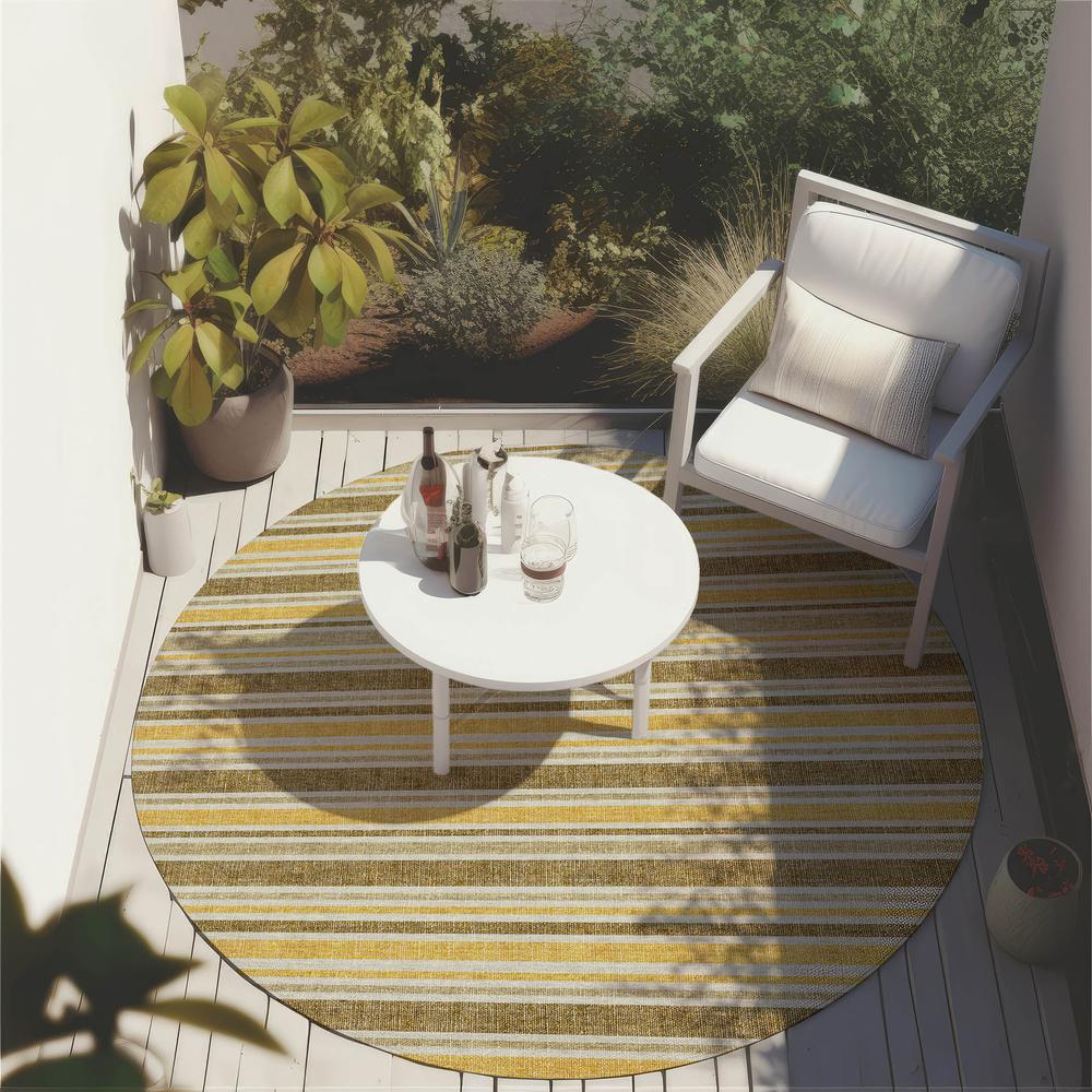 Chantille ACN531 Brown 8' x 8' Rug. Picture 7