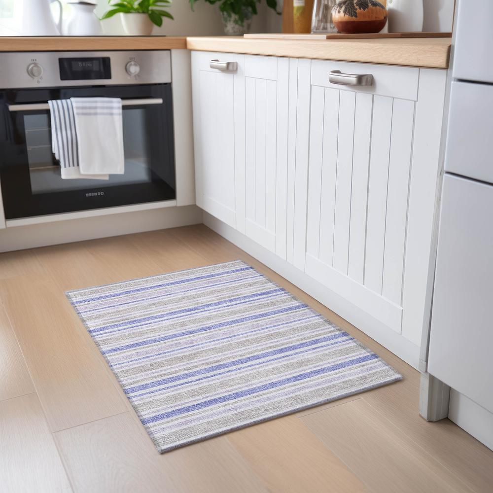 Chantille ACN531 Blue 1'8" x 2'6" Rug. Picture 6