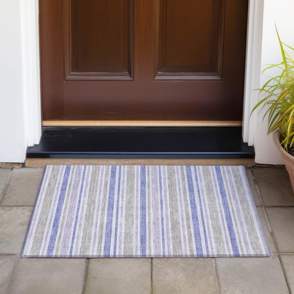 Chantille ACN531 Blue 1'8" x 2'6" Rug. Picture 7