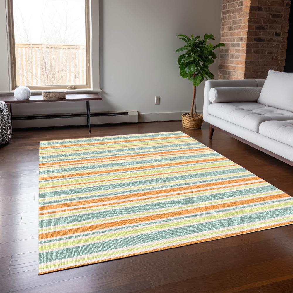 Chantille ACN531 Orange 2'6" x 3'10" Rug. Picture 6