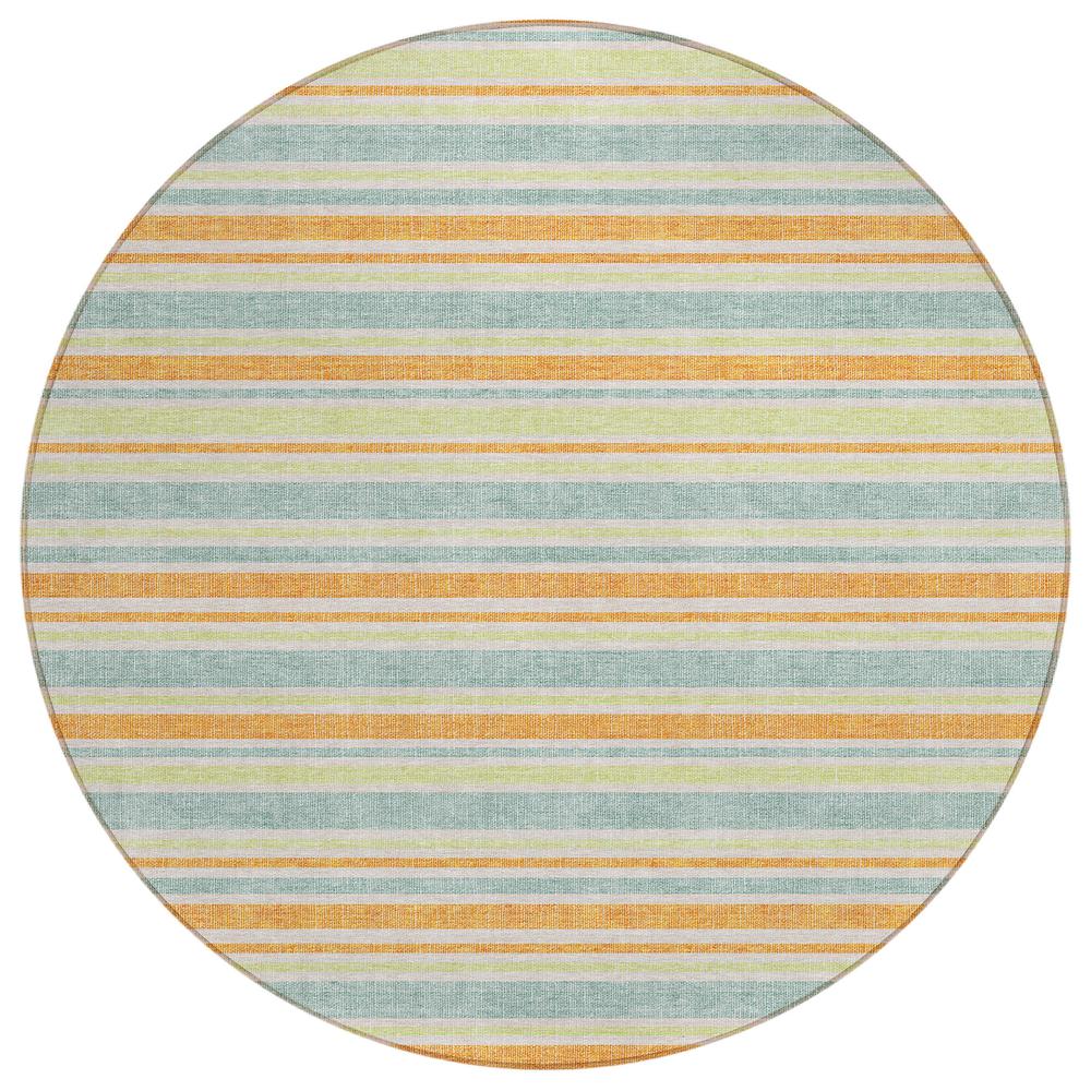 Chantille ACN531 Orange 8' x 8' Rug. Picture 1