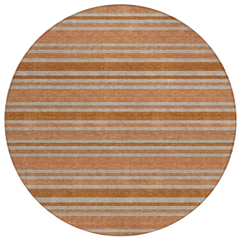 Chantille ACN531 Orange 8' x 8' Rug. Picture 1