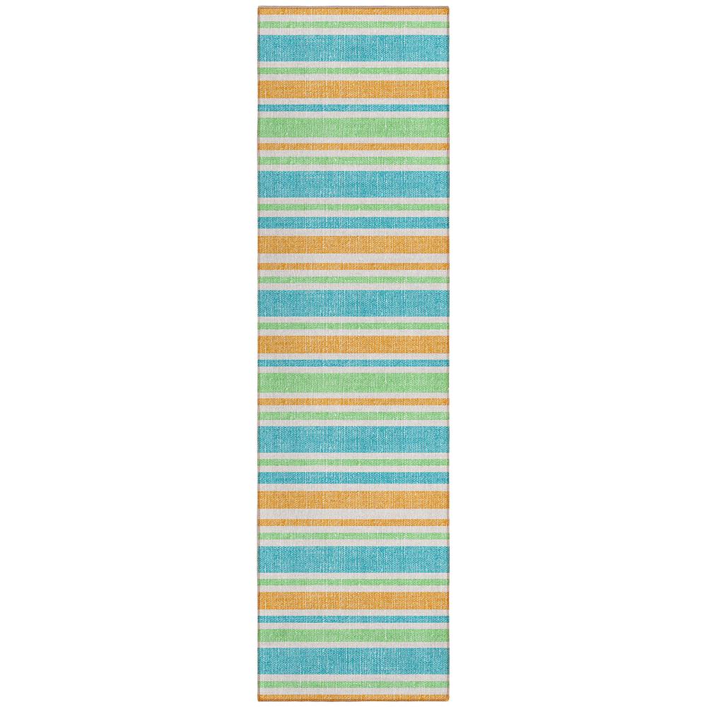 Chantille ACN531 Teal 2'3" x 7'6" Rug. Picture 1