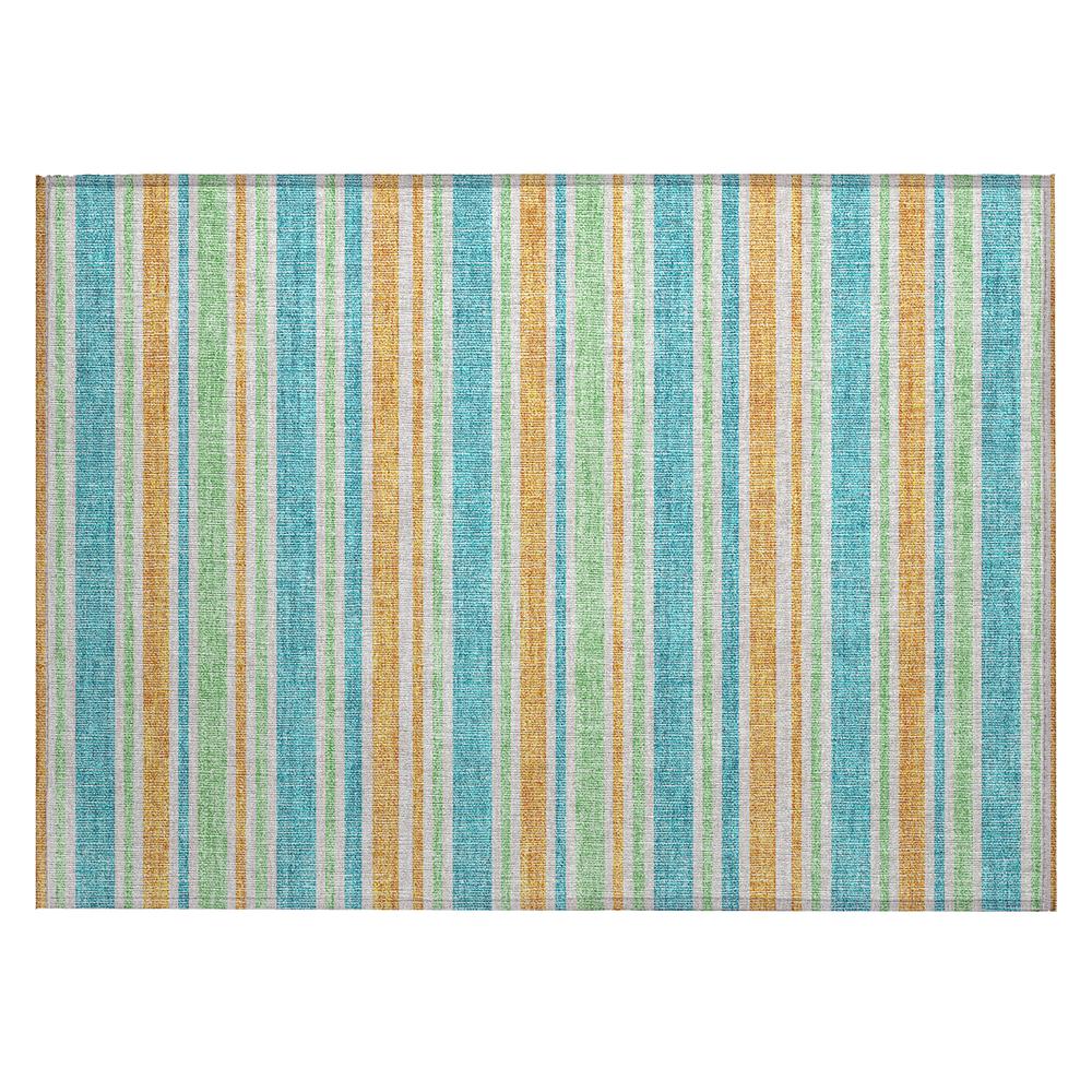 Chantille ACN531 Teal 1'8" x 2'6" Rug. Picture 1