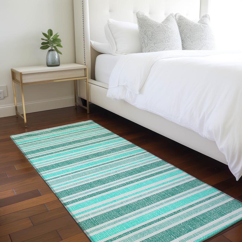 Chantille ACN531 Teal 2'3" x 7'6" Rug. Picture 6
