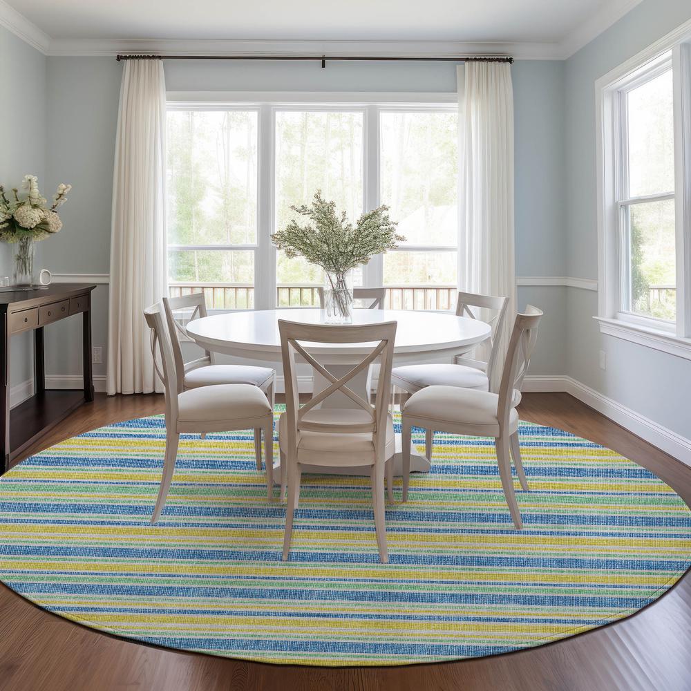 Chantille ACN531 Gold 8' x 8' Rug. Picture 6