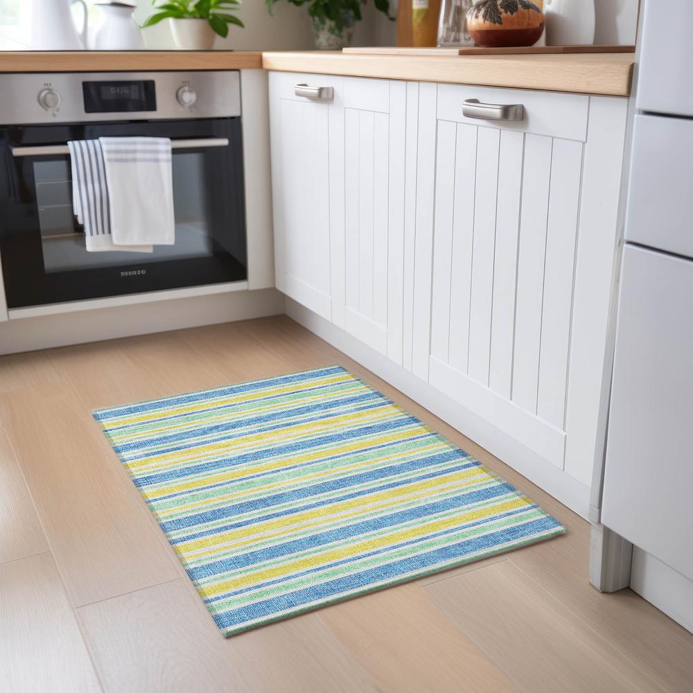 Chantille ACN531 Gold 1'8" x 2'6" Rug. Picture 6