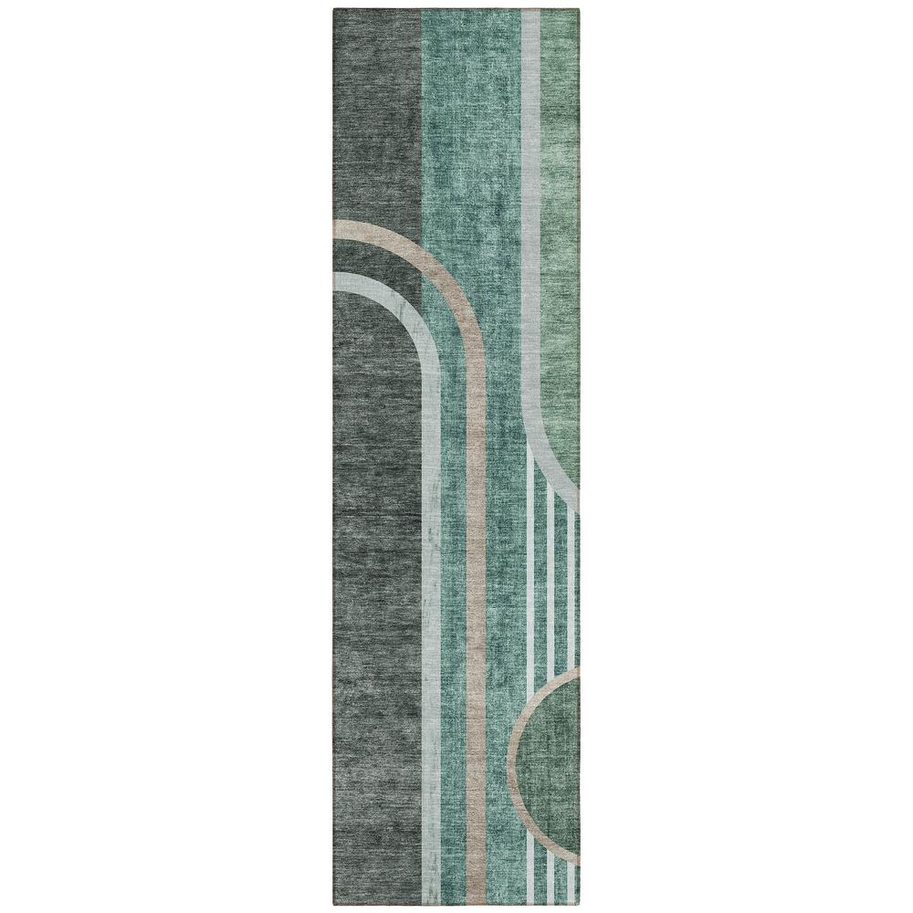 Chantille ACN532 Green 2'3" x 7'6" Rug. Picture 1