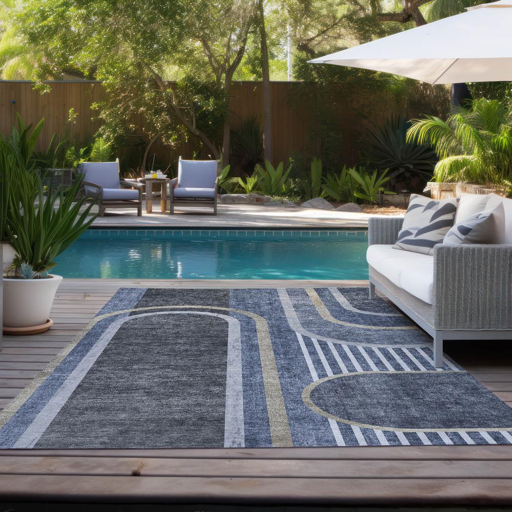 Chantille ACN532 Blue 2'6" x 3'10" Rug. Picture 10
