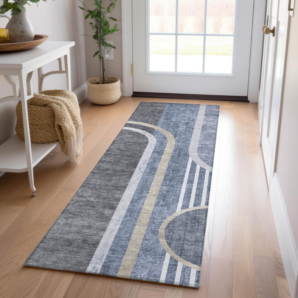 Chantille ACN532 Blue 2'3" x 7'6" Rug. Picture 6