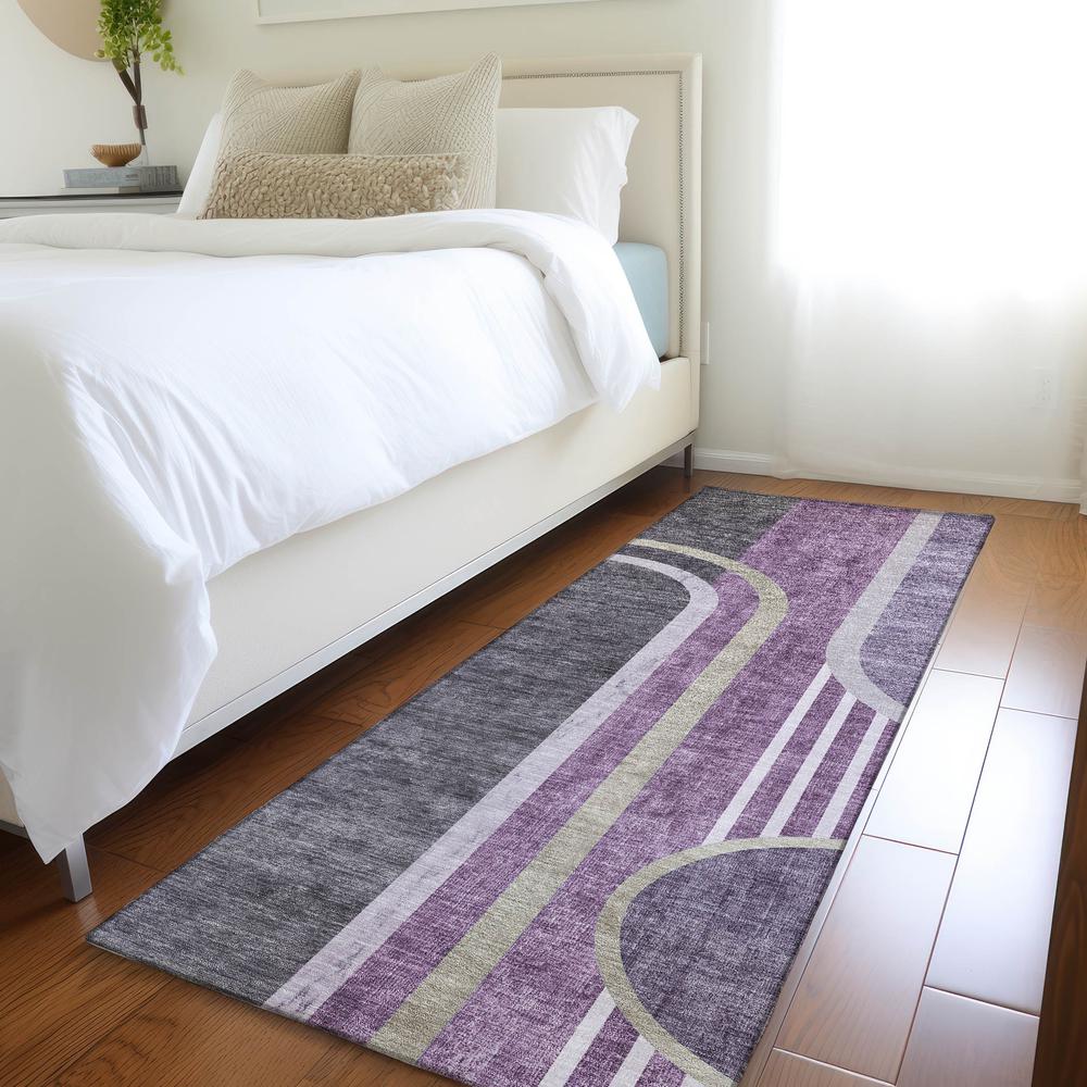 Chantille ACN532 Purple 2'3" x 7'6" Rug. Picture 6