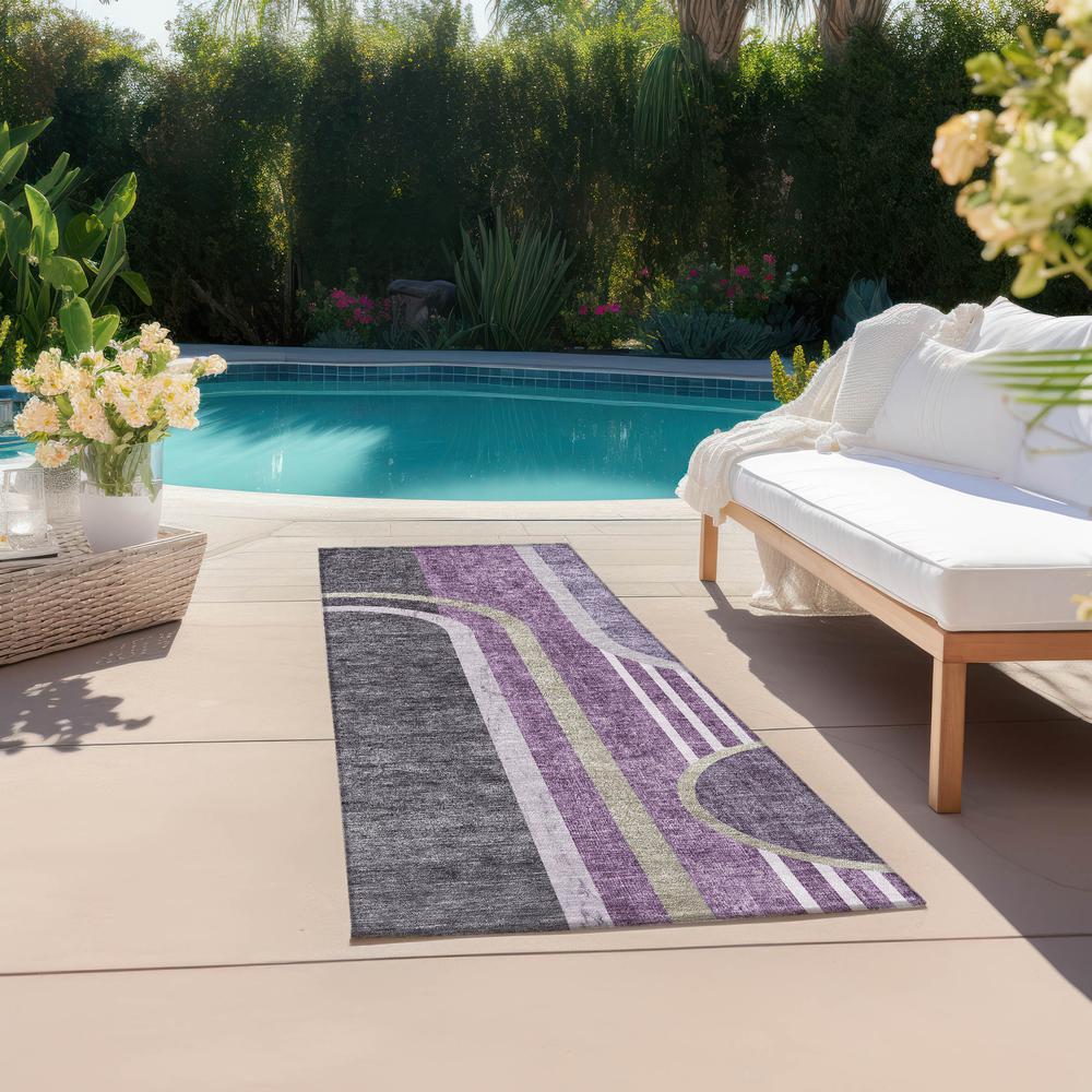 Chantille ACN532 Purple 2'3" x 7'6" Rug. Picture 7