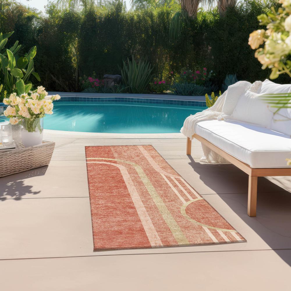 Chantille ACN532 Orange 2'3" x 7'6" Rug. Picture 7