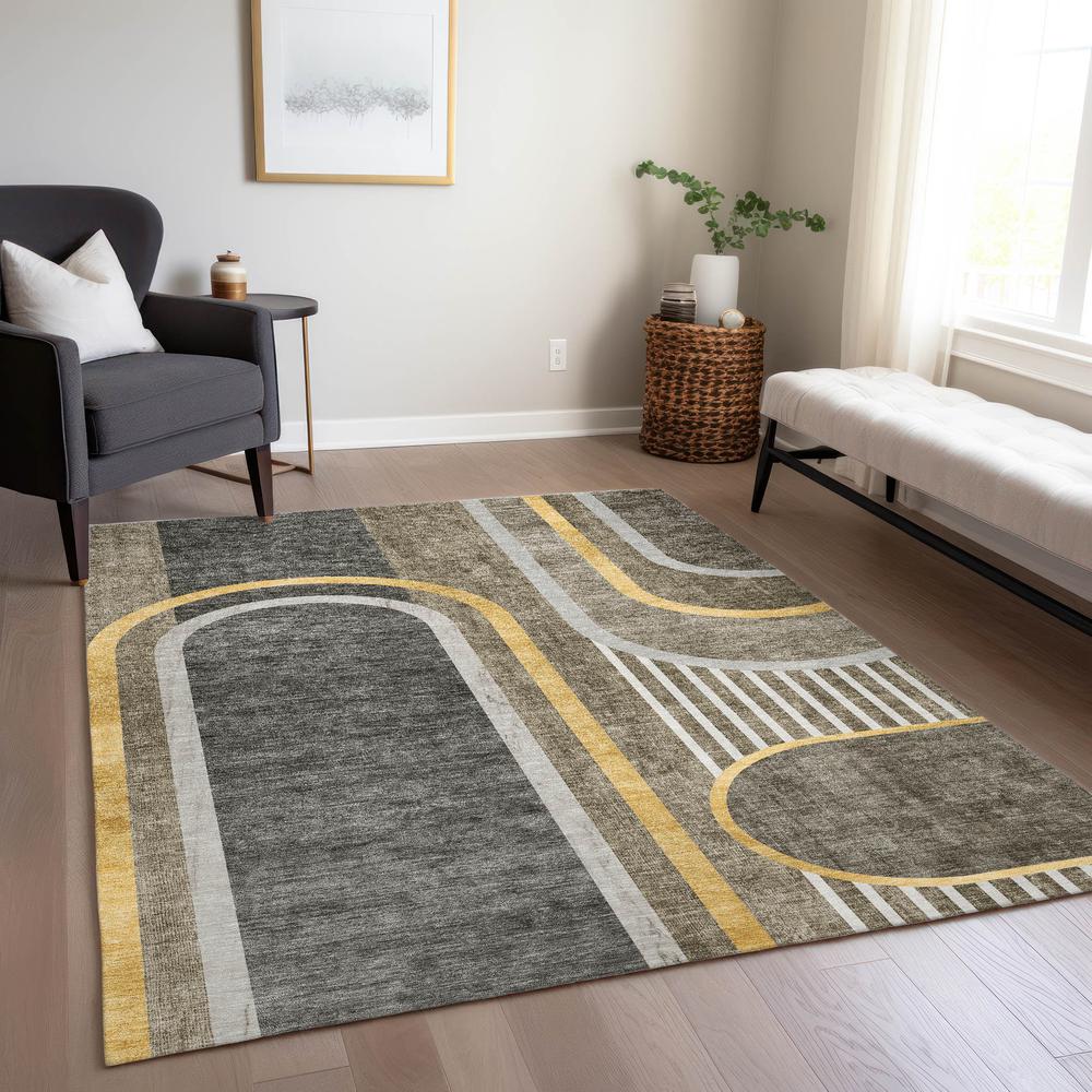 Chantille ACN532 Brown 2'6" x 3'10" Rug. Picture 7