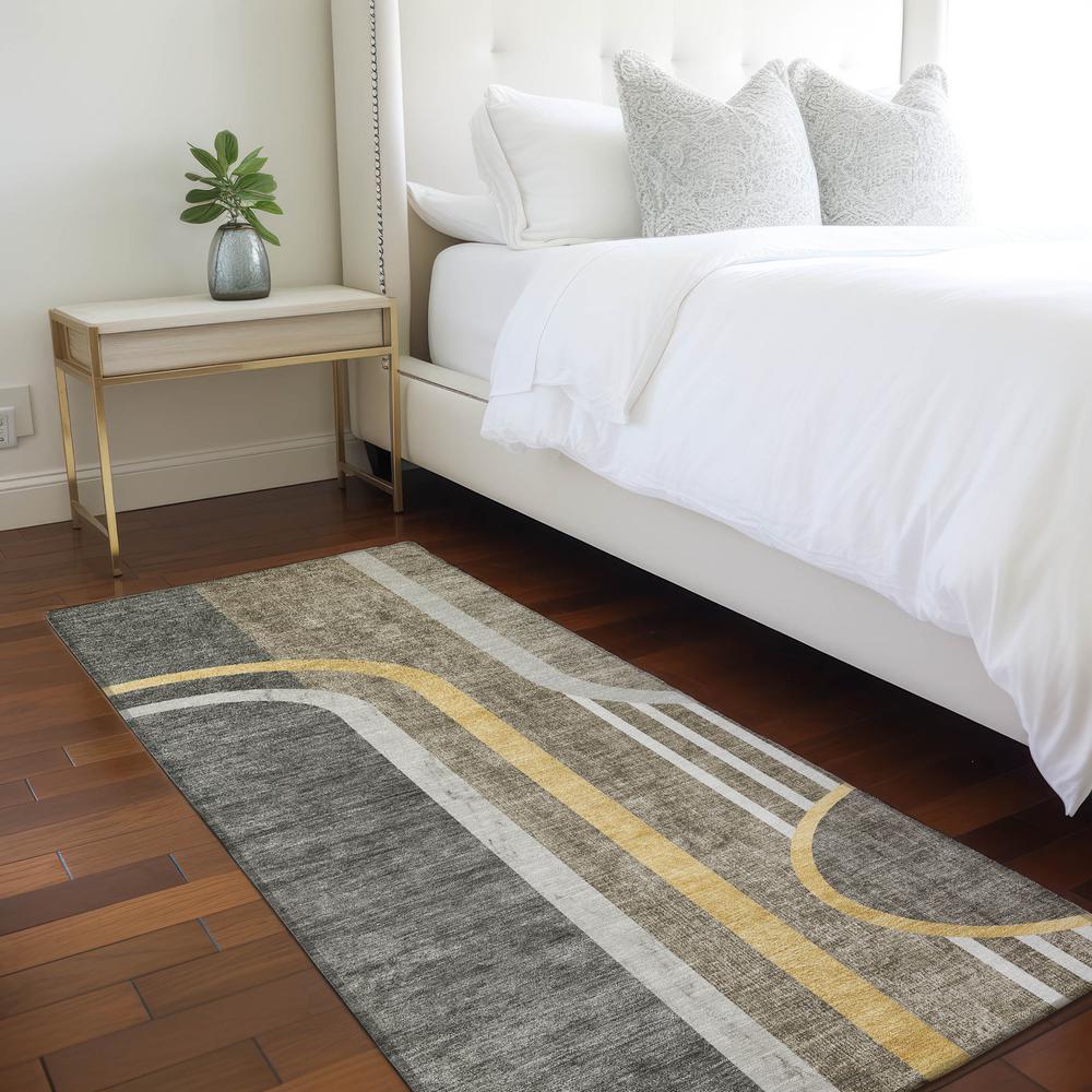 Chantille ACN532 Brown 2'3" x 7'6" Rug. Picture 6