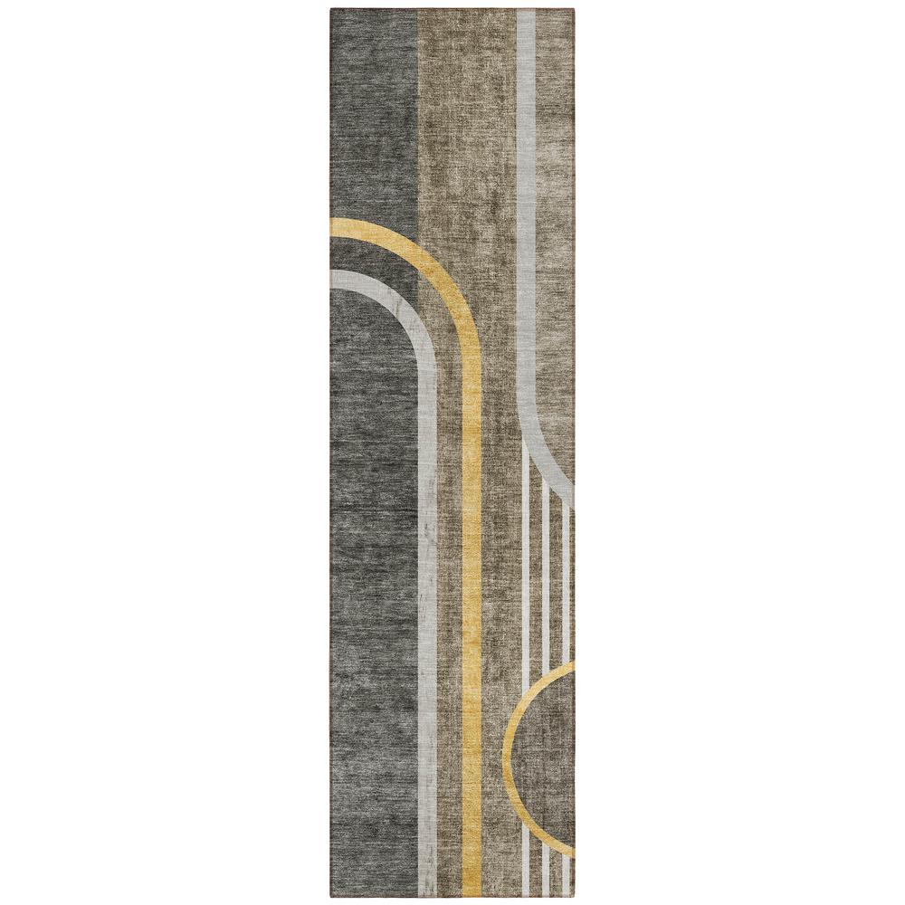Chantille ACN532 Brown 2'3" x 7'6" Rug. Picture 1