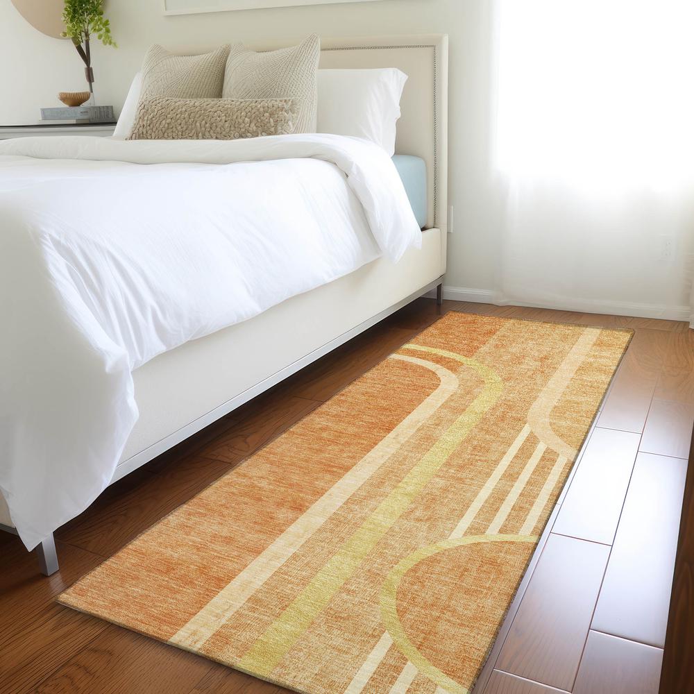 Chantille ACN532 Orange 2'3" x 7'6" Rug. Picture 7