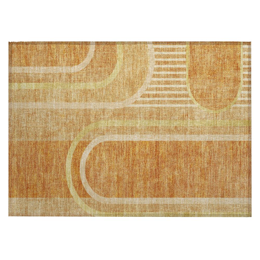 Chantille ACN532 Orange 1'8" x 2'6" Rug. Picture 1