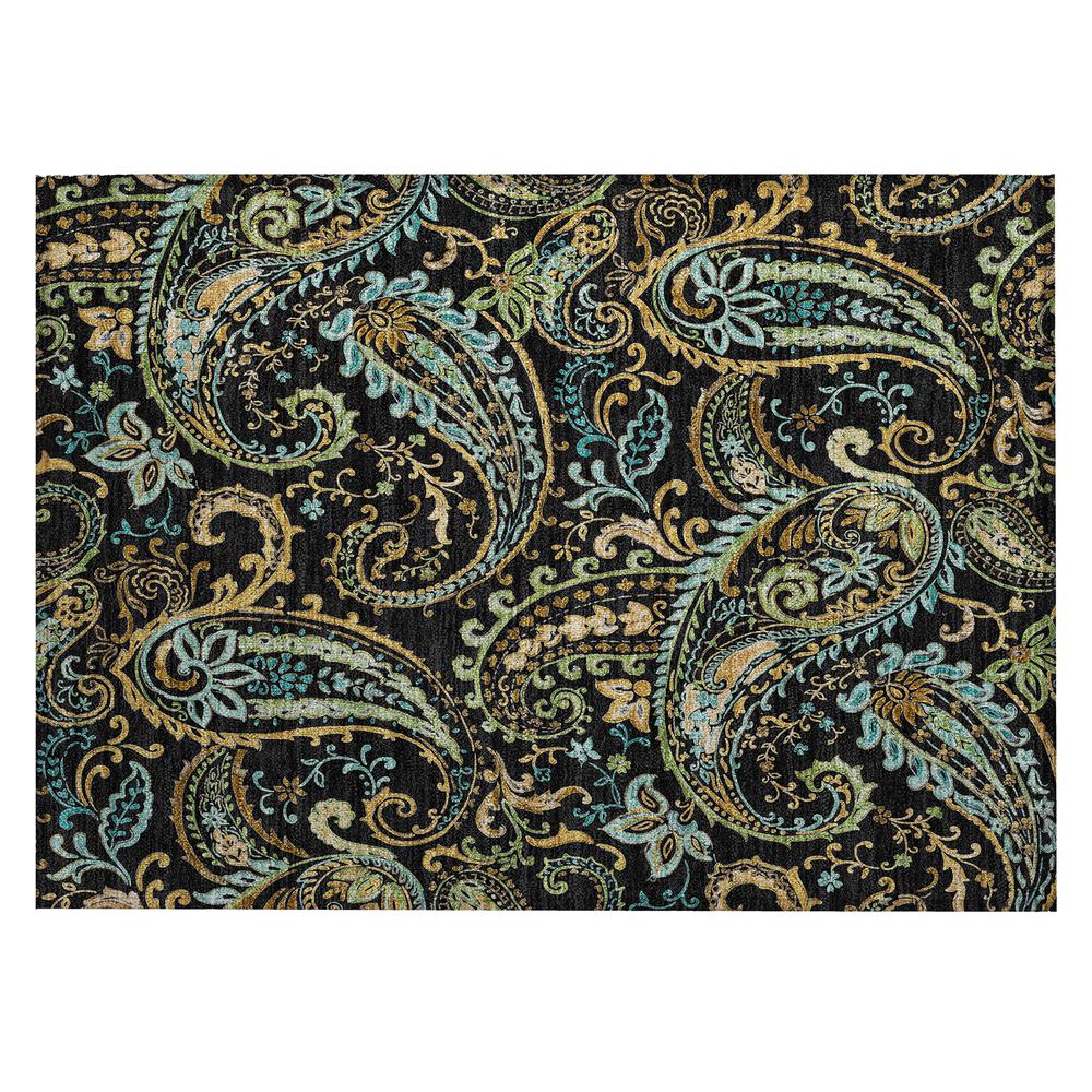 Chantille ACN533 Black 1'8" x 2'6" Rug. Picture 1