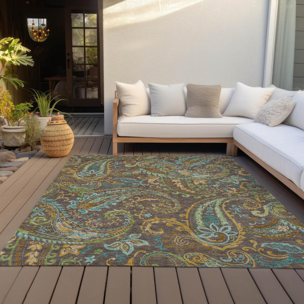 Chantille ACN533 Brown 2'6" x 3'10" Rug. Picture 9