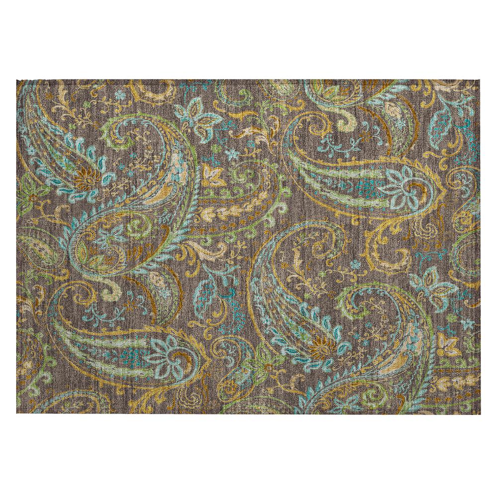 Chantille ACN533 Brown 1'8" x 2'6" Rug. Picture 1