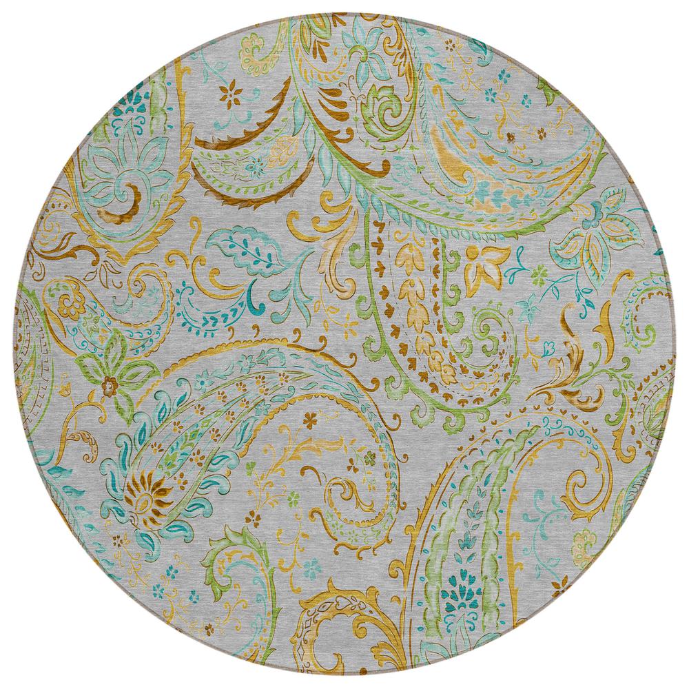 Chantille ACN533 Gray 8' x 8' Rug. Picture 1
