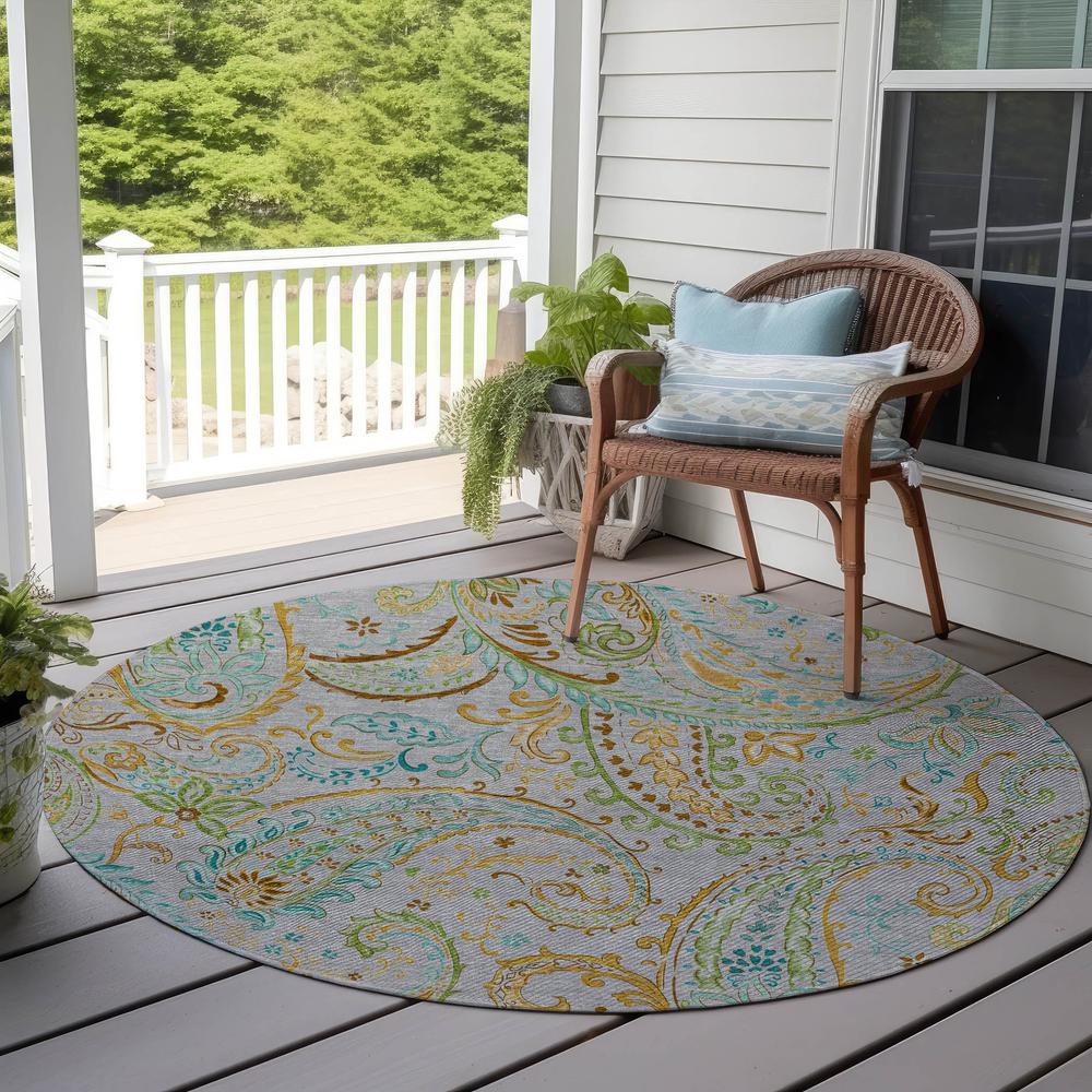 Chantille ACN533 Gray 8' x 8' Rug. Picture 7