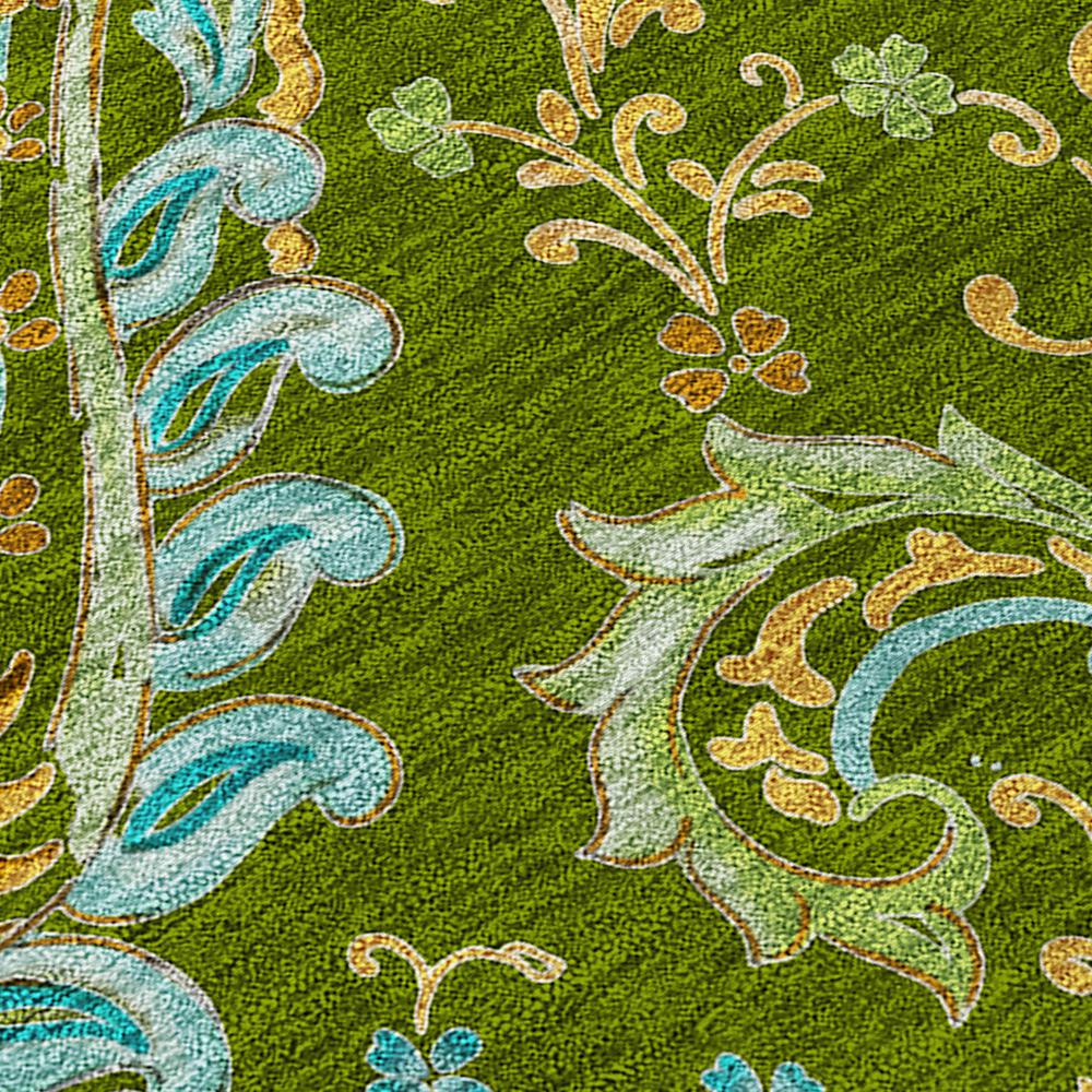 Chantille ACN533 Green 1'8" x 2'6" Rug. Picture 6
