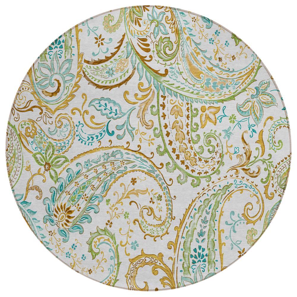Chantille ACN533 Ivory 8' x 8' Rug. Picture 1