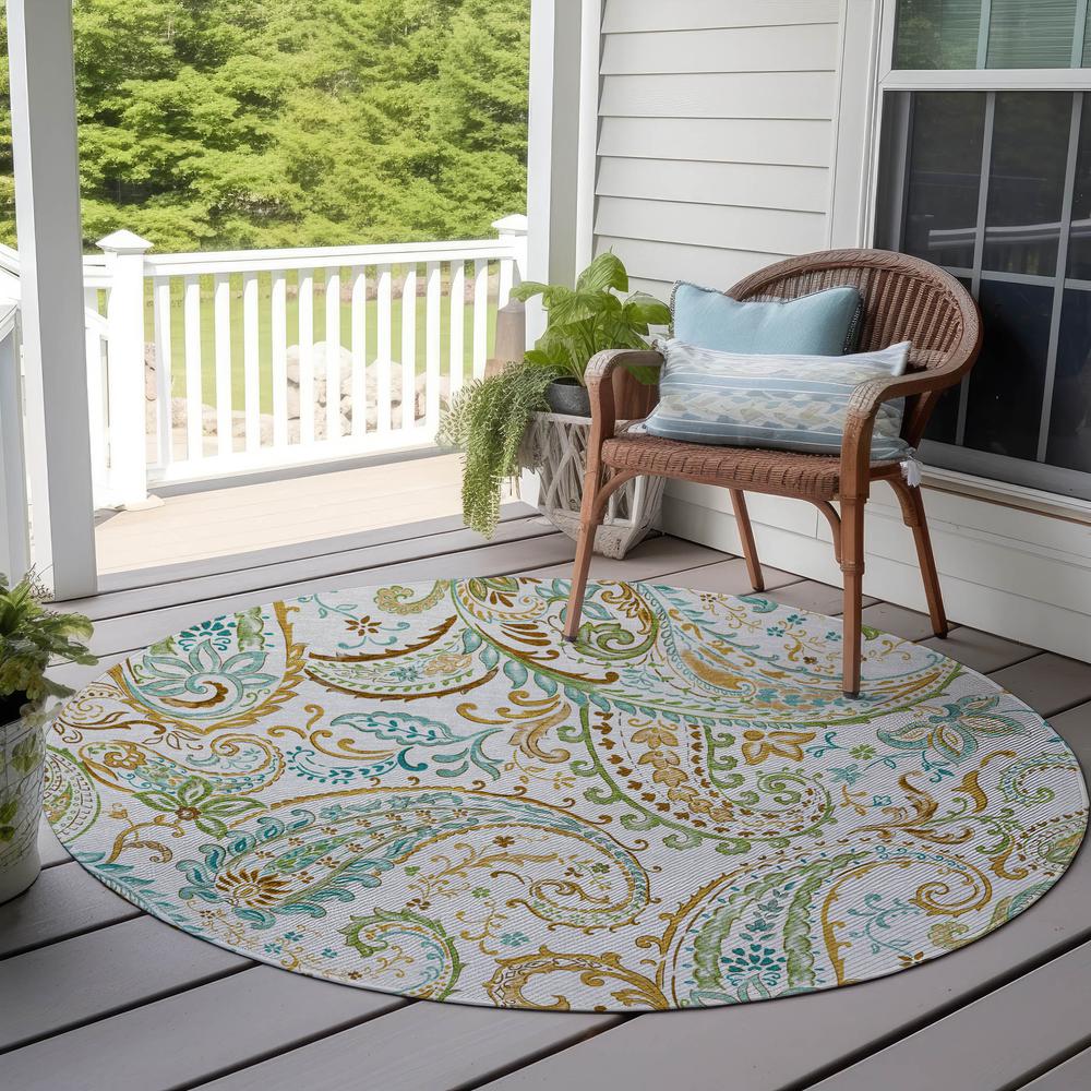 Chantille ACN533 Ivory 8' x 8' Rug. Picture 7
