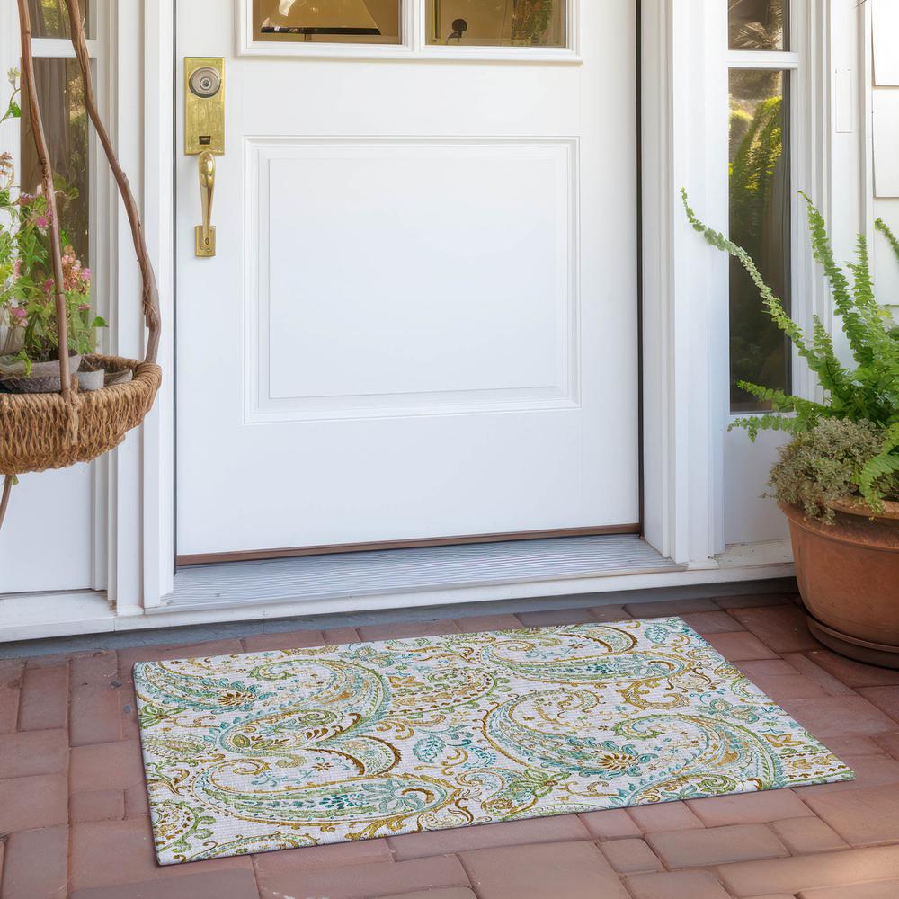 Chantille ACN533 Ivory 1'8" x 2'6" Rug. Picture 8