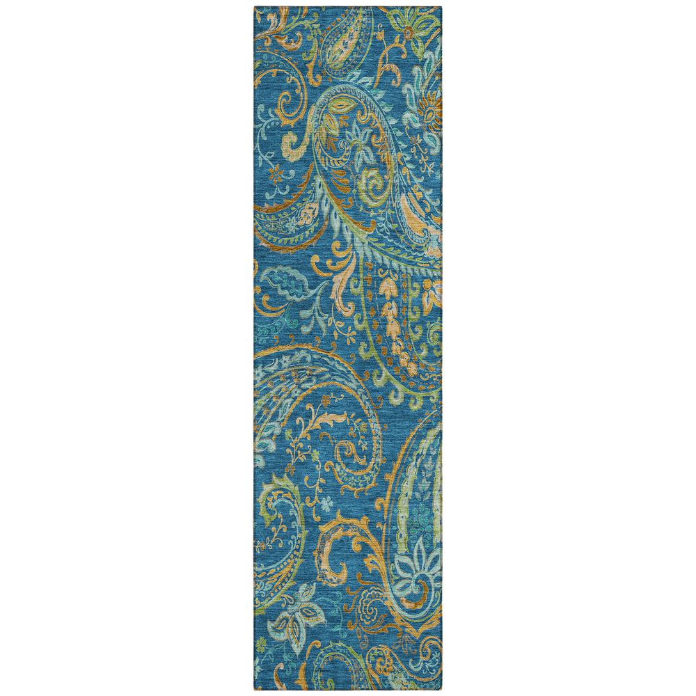 Chantille ACN533 Blue 2'3" x 7'6" Rug. Picture 1