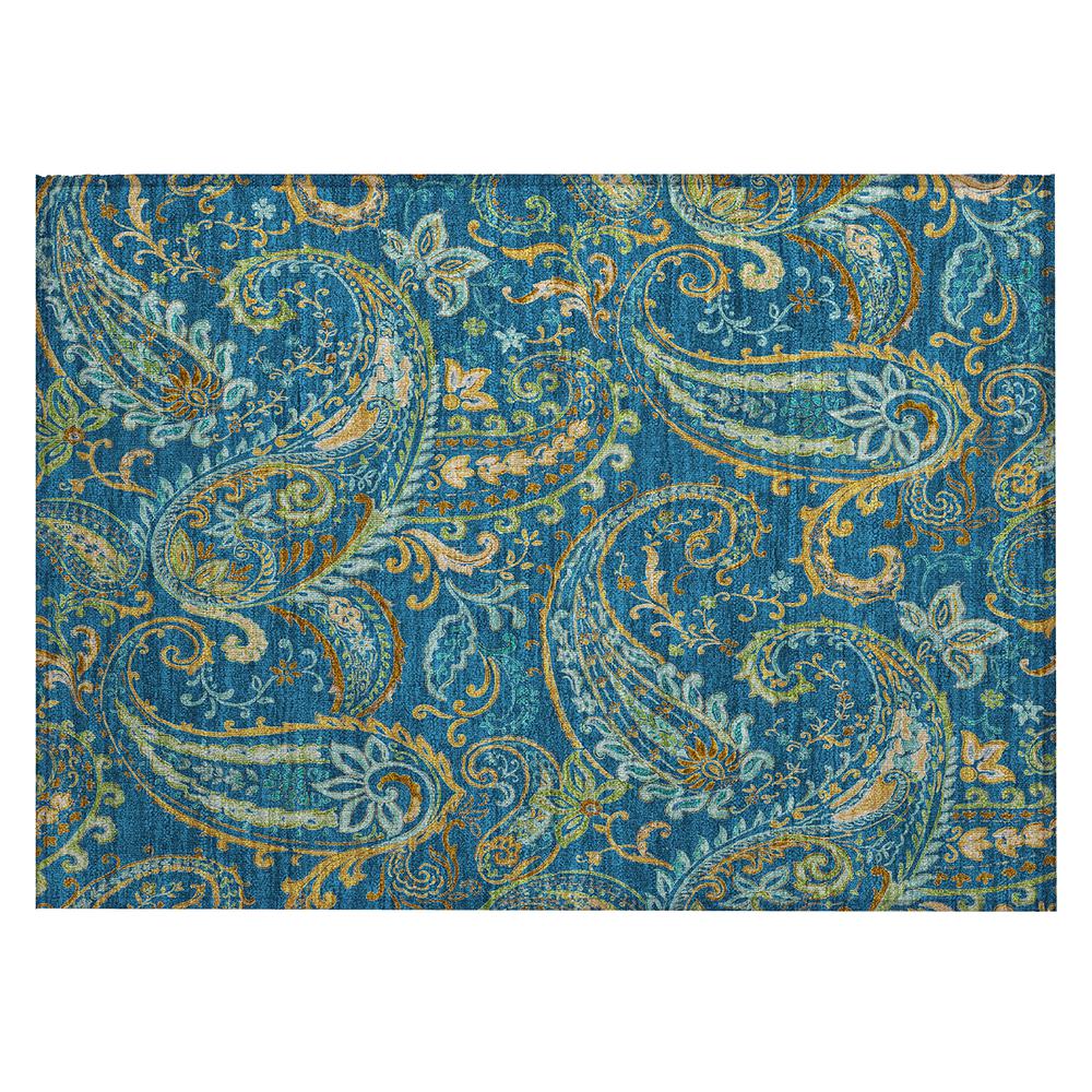 Chantille ACN533 Blue 1'8" x 2'6" Rug. Picture 1
