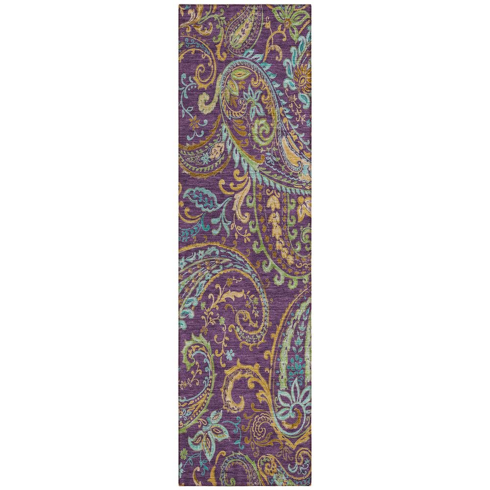 Chantille ACN533 Purple 2'3" x 7'6" Rug. Picture 1