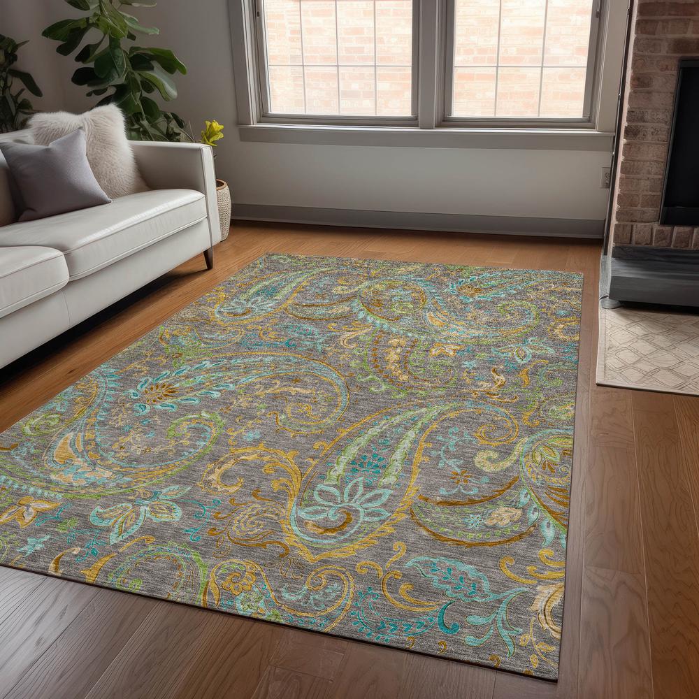 Chantille ACN533 Brown 2'6" x 3'10" Rug. Picture 6