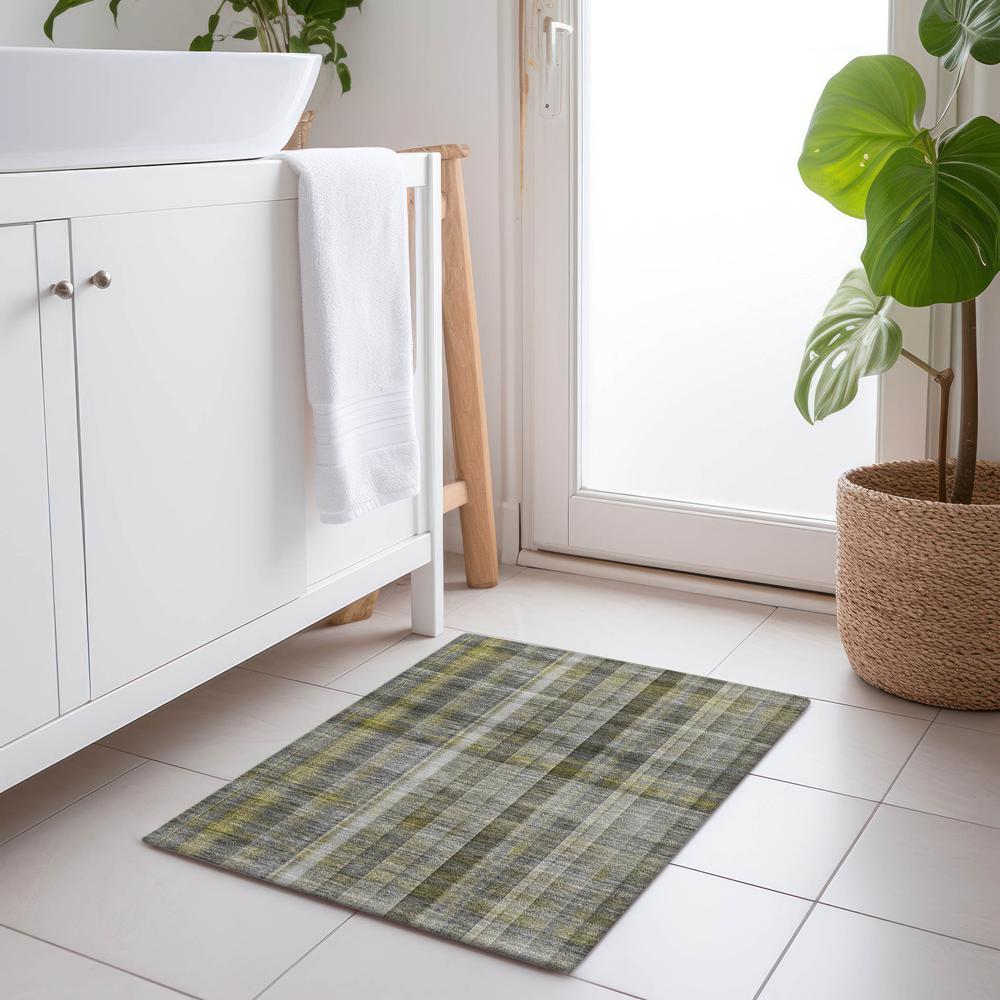 Chantille ACN534 Gray 1'8" x 2'6" Rug. Picture 7