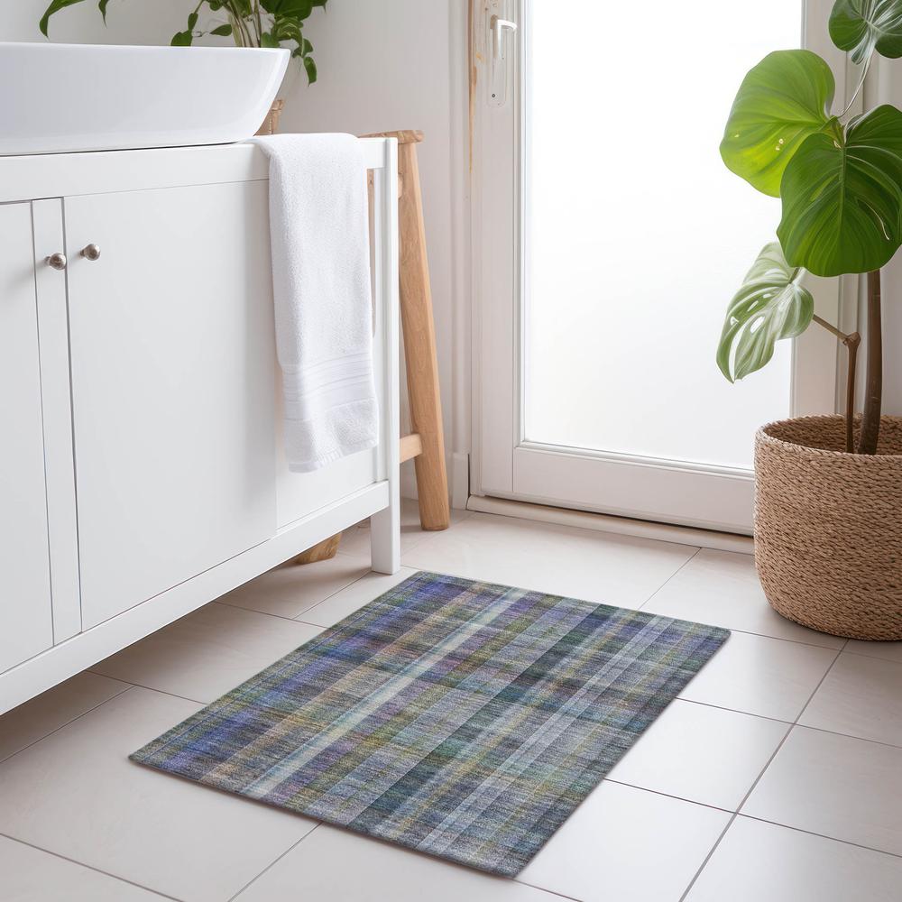 Chantille ACN534 Green 1'8" x 2'6" Rug. Picture 6