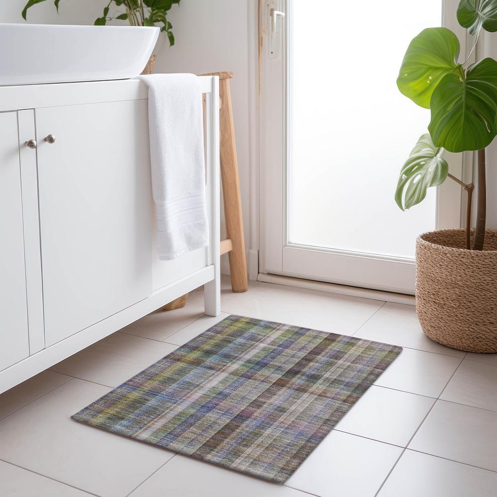 Chantille ACN534 Gray 1'8" x 2'6" Rug. Picture 7