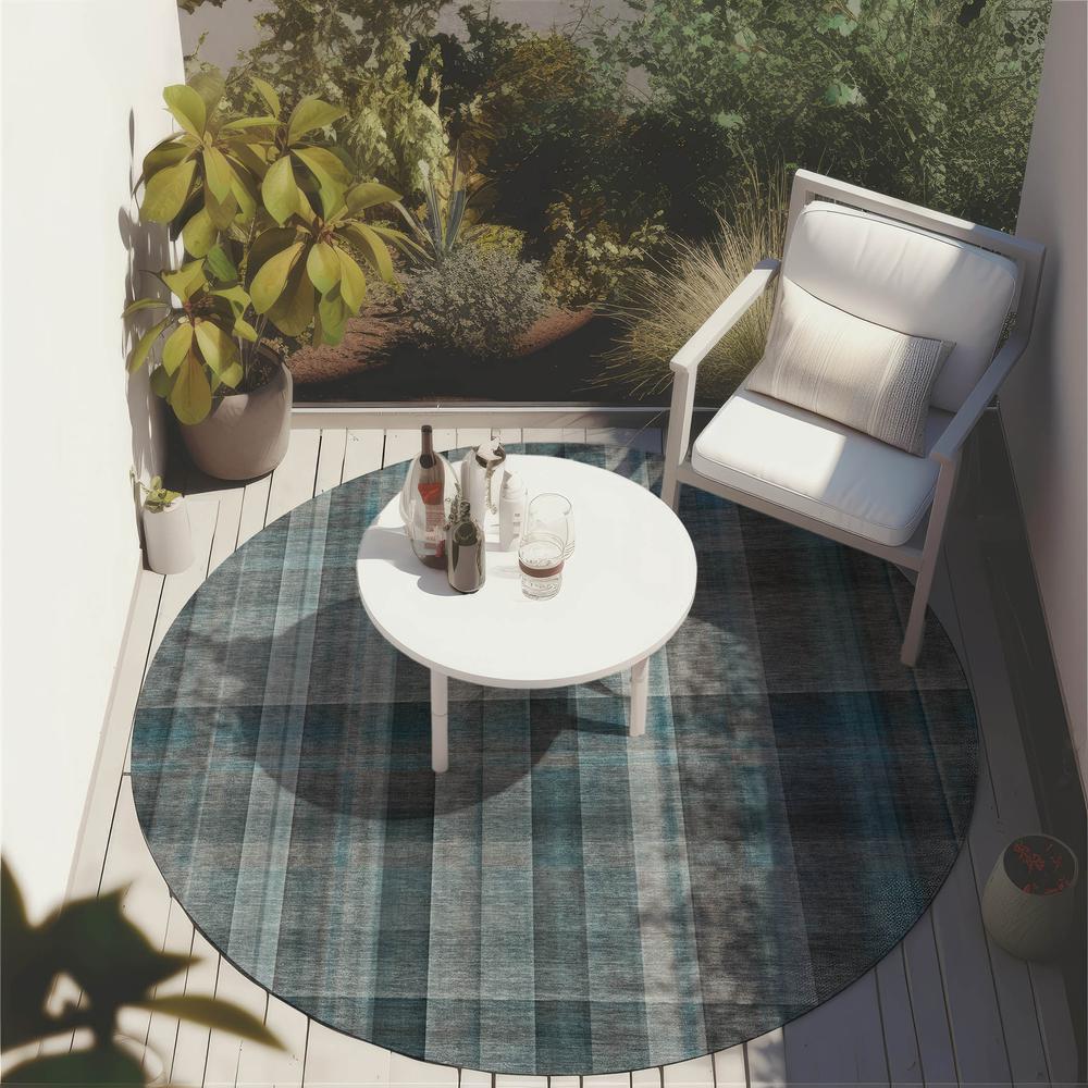 Chantille ACN534 Teal 8' x 8' Rug. Picture 8