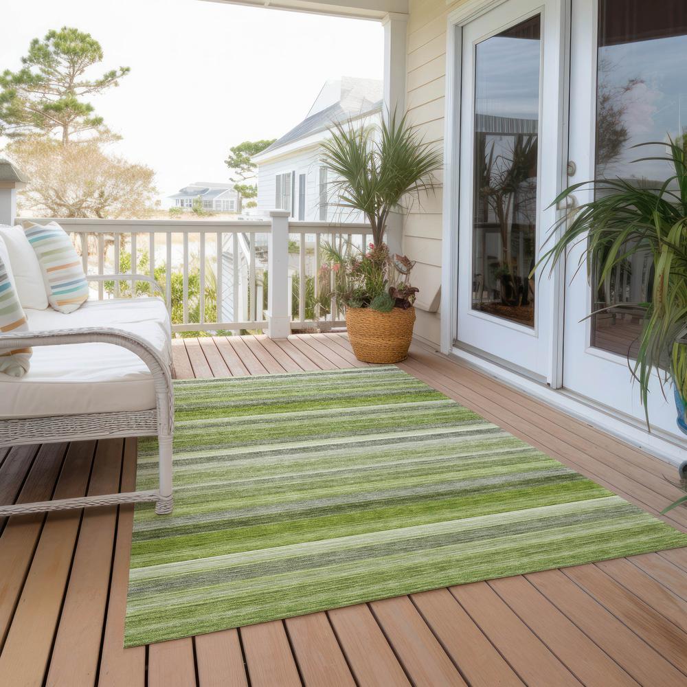 Chantille ACN535 Green 2'6" x 3'10" Rug. Picture 8