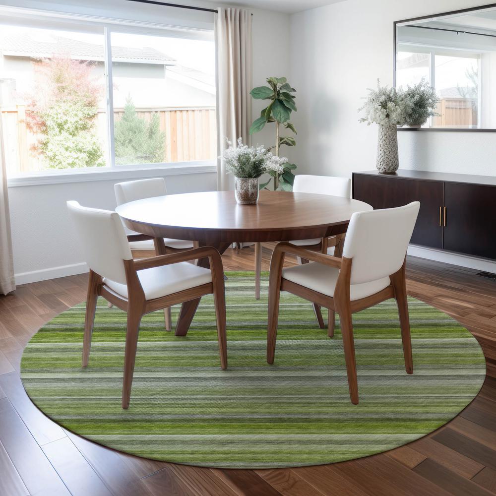 Chantille ACN535 Green 8' x 8' Rug. Picture 7