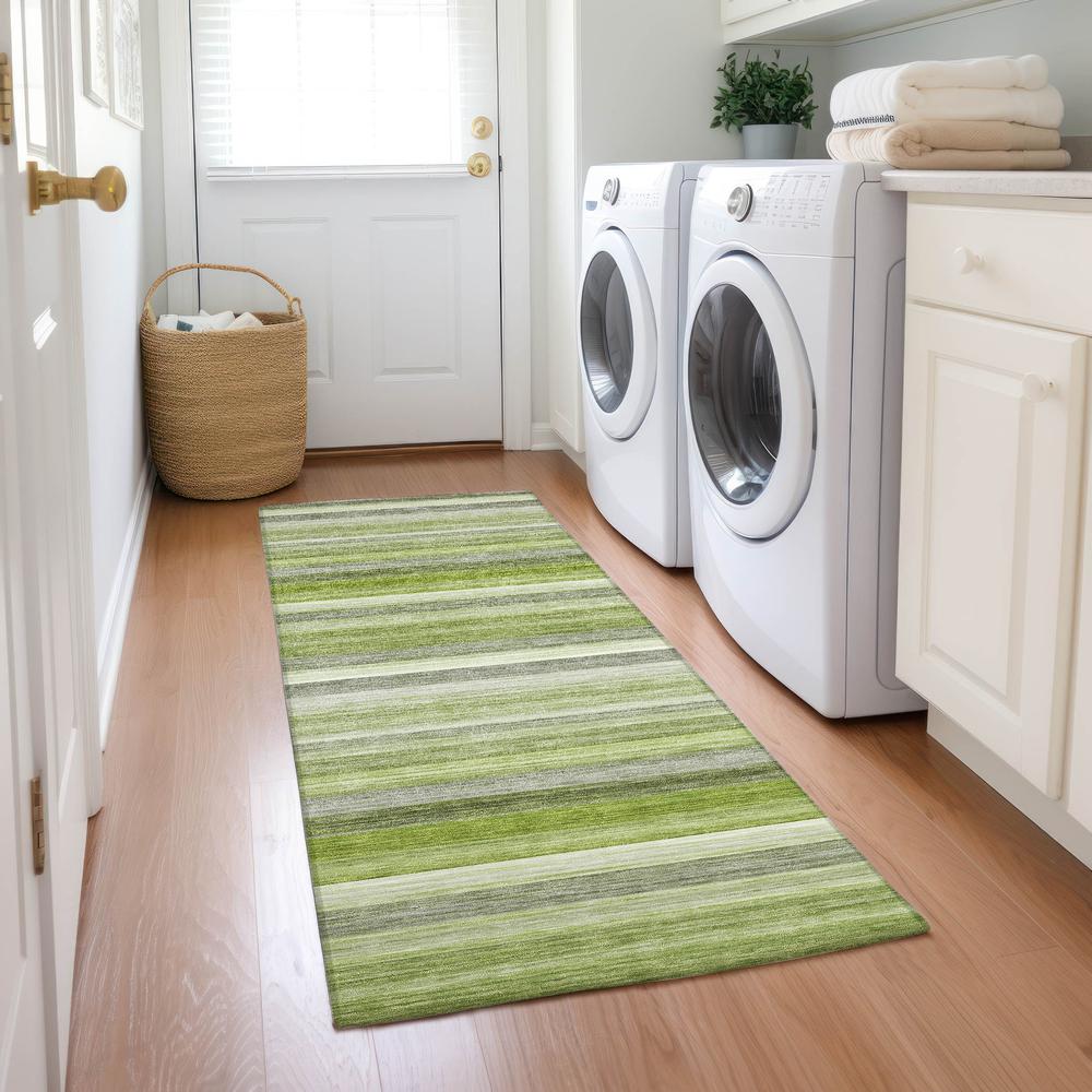 Chantille ACN535 Green 2'3" x 7'6" Rug. Picture 7