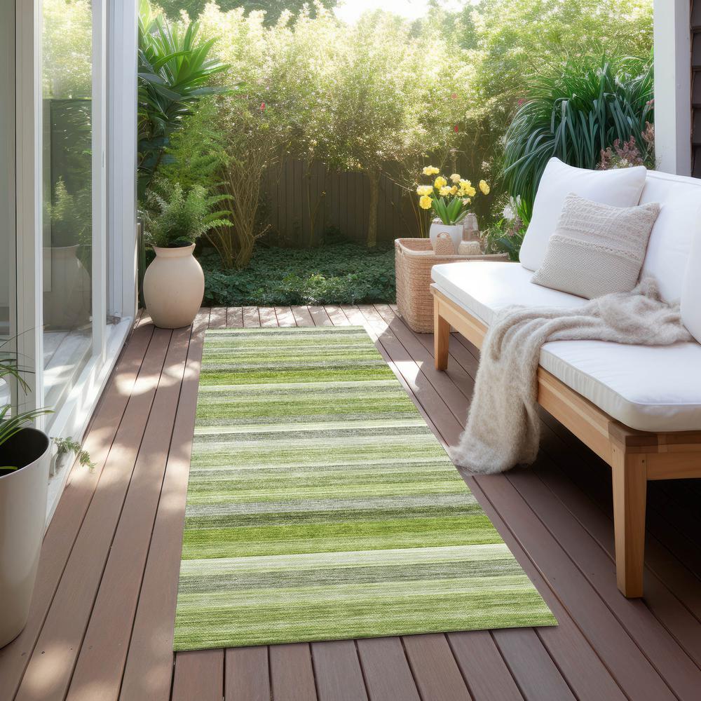 Chantille ACN535 Green 2'3" x 7'6" Rug. Picture 8
