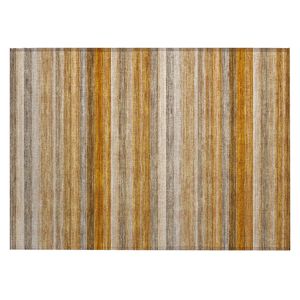 Chantille ACN535 Orange 1'8" x 2'6" Rug. Picture 1