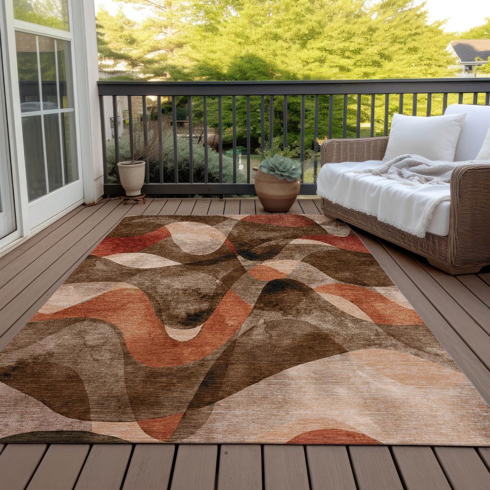 Chantille ACN536 Brown 2'6" x 3'10" Rug. Picture 8