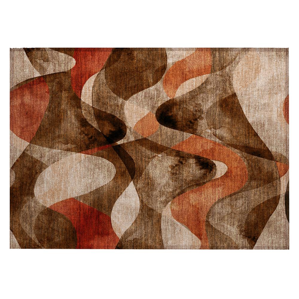 Chantille ACN536 Brown 1'8" x 2'6" Rug. Picture 1