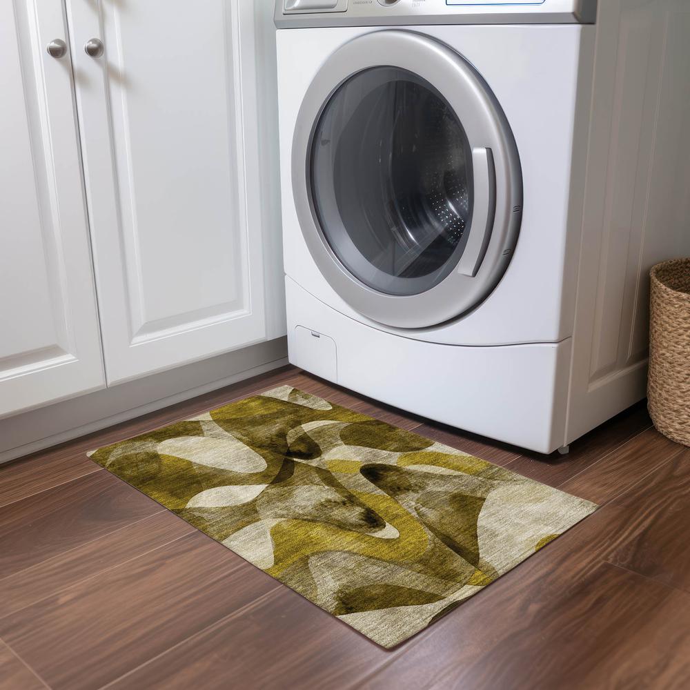 Chantille ACN536 Brown 1'8" x 2'6" Rug. Picture 6