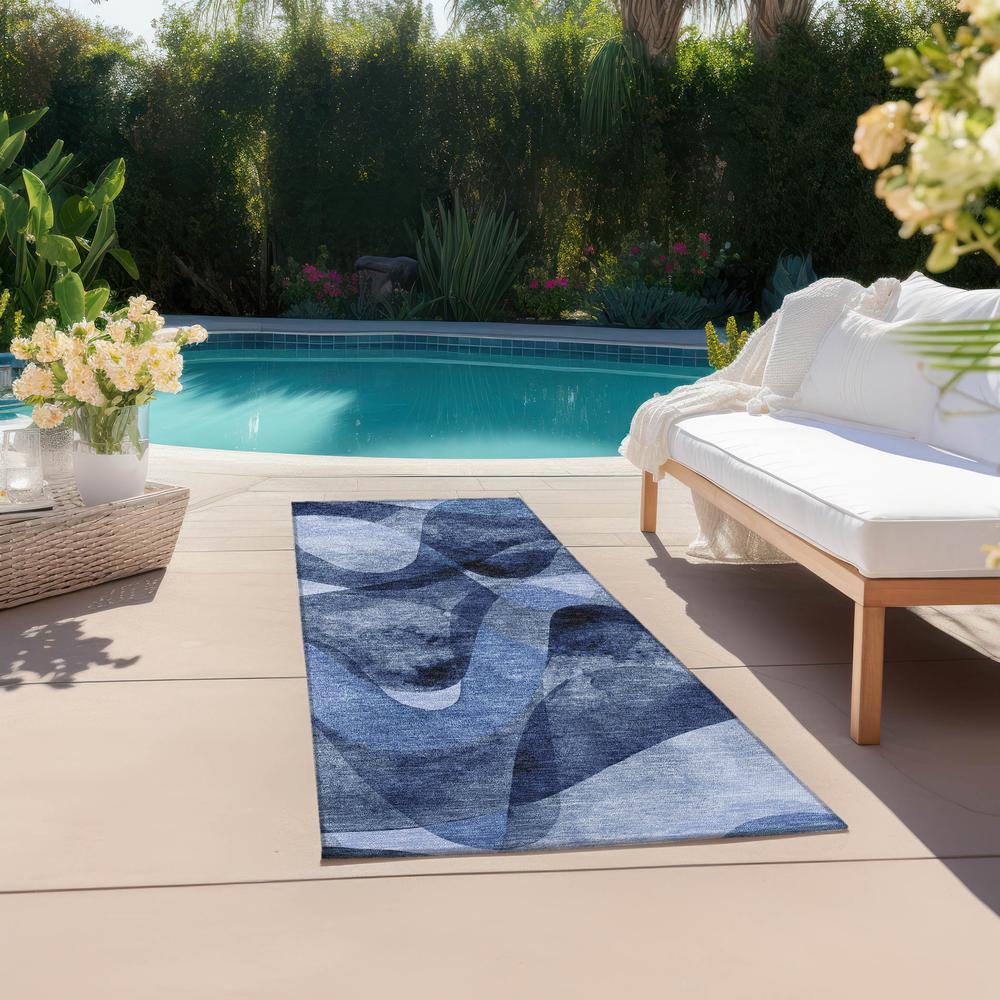 Chantille ACN536 Blue 2'3" x 7'6" Rug. Picture 8