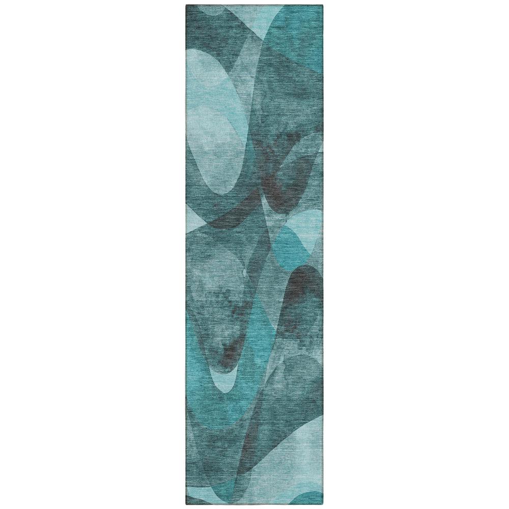 Chantille ACN536 Teal 2'3" x 7'6" Rug. Picture 1