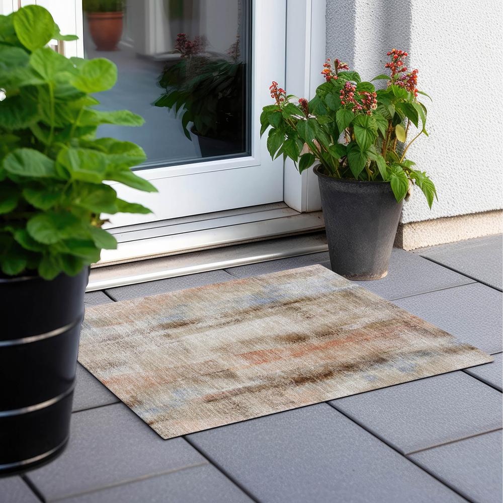 Chantille ACN537 Brown 1'8" x 2'6" Rug. Picture 7